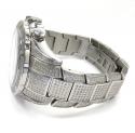 Diamond icelink aqua terra mens watch 7.00ct