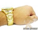 Diamond yellow icelink aqua terra mens watch 7.00ct