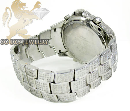 Diamond icelink marco polo fully iced mens watch 15.00ct - Image 6