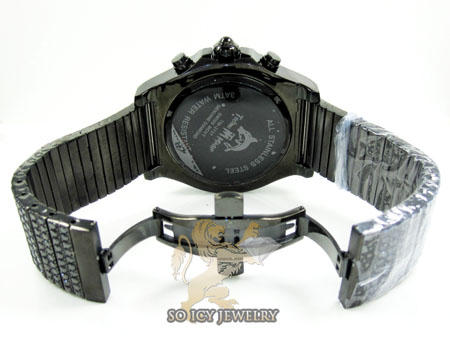 Techno master diamond watch ice wrist- band 20.00ct