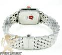 Ladies michele deco diamond white stainless steel watch 0.60ct