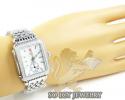 Ladies michele deco diamond white stainless steel watch 0.60ct
