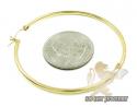 14k yellow gold classy hoops