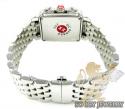 Ladies michele deco diamond white stainless steel watch 0.60ct