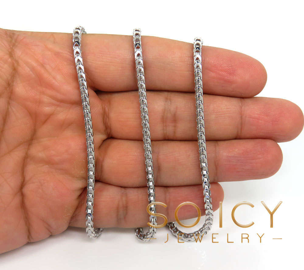 925 sterling silver franco italy chain 18-24 inches 3mm