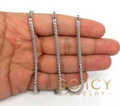 925 sterling silver franco italy chain 18-24 inches 3mm