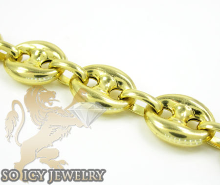 14k yellow gold gucci link chain 18 inches 8.5mm