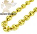14k yellow gold gucci link chain 24 inches 8.5mm
