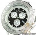 Mens joe rodeo white stainless steel pilot diamond watch 3.15ct jrpl2