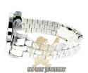 Mens joe rodeo white stainless steel pilot diamond watch 3.15ct jrpl2