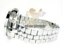 Mens joe rodeo white stainless steel pilot diamond watch 3.15ct jrpl1