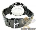 Mens joe rodeo black stainless steel junior diamond watch 4.75ct jju80