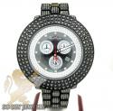 Mens joe rodeo black stainless steel pilot black diamond watch 17.00ct jrpl29