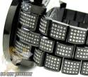 Mens joe rodeo black stainless steel pilot black diamond watch 17.00ct jrpl29
