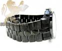 Mens joe rodeo black stainless steel phantom diamond watch 2.25ct jptm27