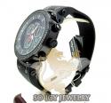 Mens joe rodeo black stainless steel master diamond watch 2.20ct jjm66