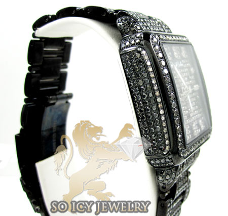 Ladies joe rodeo black stainless steel madison black diamond watch 13.50ct jrmd34 - Image 3