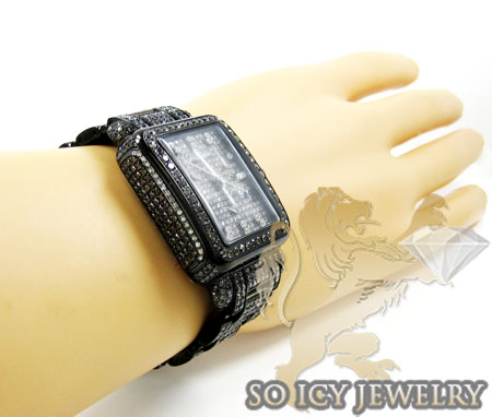 Ladies joe rodeo black stainless steel madison black diamond watch 13.50ct jrmd34 - Image 8