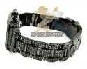 Ladies joe rodeo black stainless steel madison black diamond watch 13.50ct jrmd34