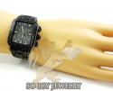 Ladies joe rodeo black stainless steel madison black diamond watch 13.50ct jrmd34