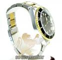 Mens rolex two tone steel & 18k yellow gold submariner watch