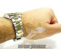Mens rolex two tone steel & 18k yellow gold submariner watch 