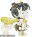 Flintstone bam bam 10k yellow gold diamond pendant 10.00ct