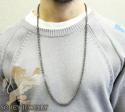 10k black gold round black 5 pointer diamond chain 11.00ct 20-30