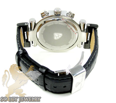 Mens aqua master diamond watch 0.20ct