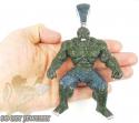 Hulk 10k white gold green & blue diamond pendant 28.15ct
