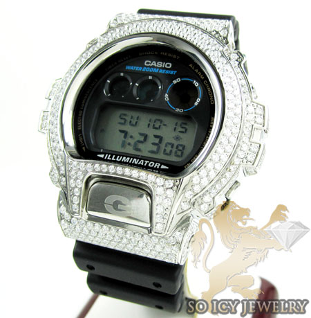 Mens white cz dw-6900 g-shock watch 5.00ct - Image 2