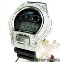 Mens white cz dw-6900 g-shock watch 5.00ct