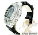 Mens white cz dw-6900 g-shock watch 5.00ct