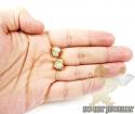 14k yellow gold diamond tiger earrings 1.55ct