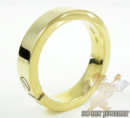 Mens baraka 18k white & yellow gold diamond wedding band 0.15ct 