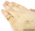 Mens baraka 18k white & yellow gold diamond wedding band 0.15ct 