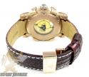 Mens aqua master black & rose steel diamond automatic titanic watch 3.50ct