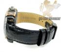 Mens aqua master black & rose steel diamond automatic titanic watch 3.50ct