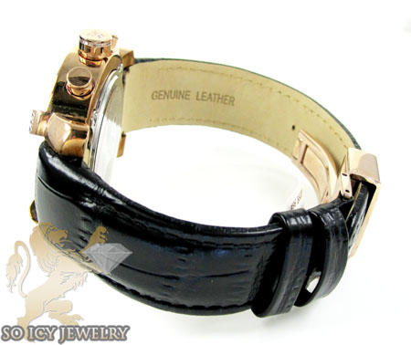 Mens aqua master two tone steel diamond watch 0.20ct