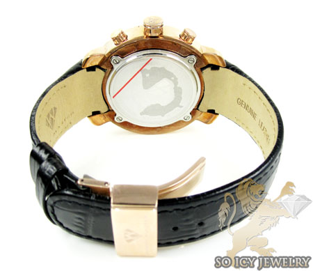 Mens aqua master two tone steel diamond watch 0.20ct
