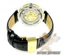 Mens aqua mater yellow & white steel automatic diamond watch 1.25ct