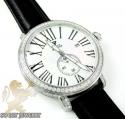 Mens aqua master full diamond case mechanical watch 5.64ct