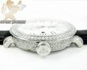 Mens aqua master full diamond case mechanical watch 5.64ct