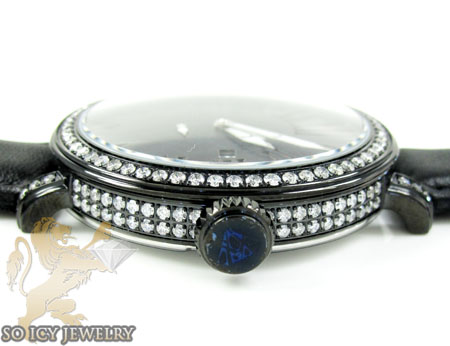 Mens aqua master full diamond case mechanical watch 5.64ct - Image 2