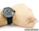 Mens aqua master full diamond case mechanical watch 5.64ct