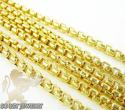14k yellow gold box link chain 16-30 inch 2mm