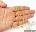 14k yellow gold box link chain 16-30 inch 2mm
