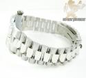 18k white gold gerard petit italy gold mens watch 