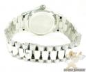 18k white gold gerard petit italy gold mens watch 