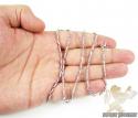 14k white gold bullet link chain 20 inch 2.8mm